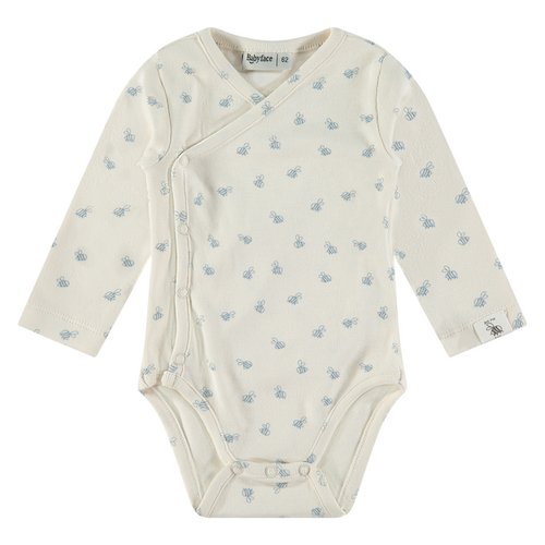 Babyface Langarmbody - Biene smoke blue babyface