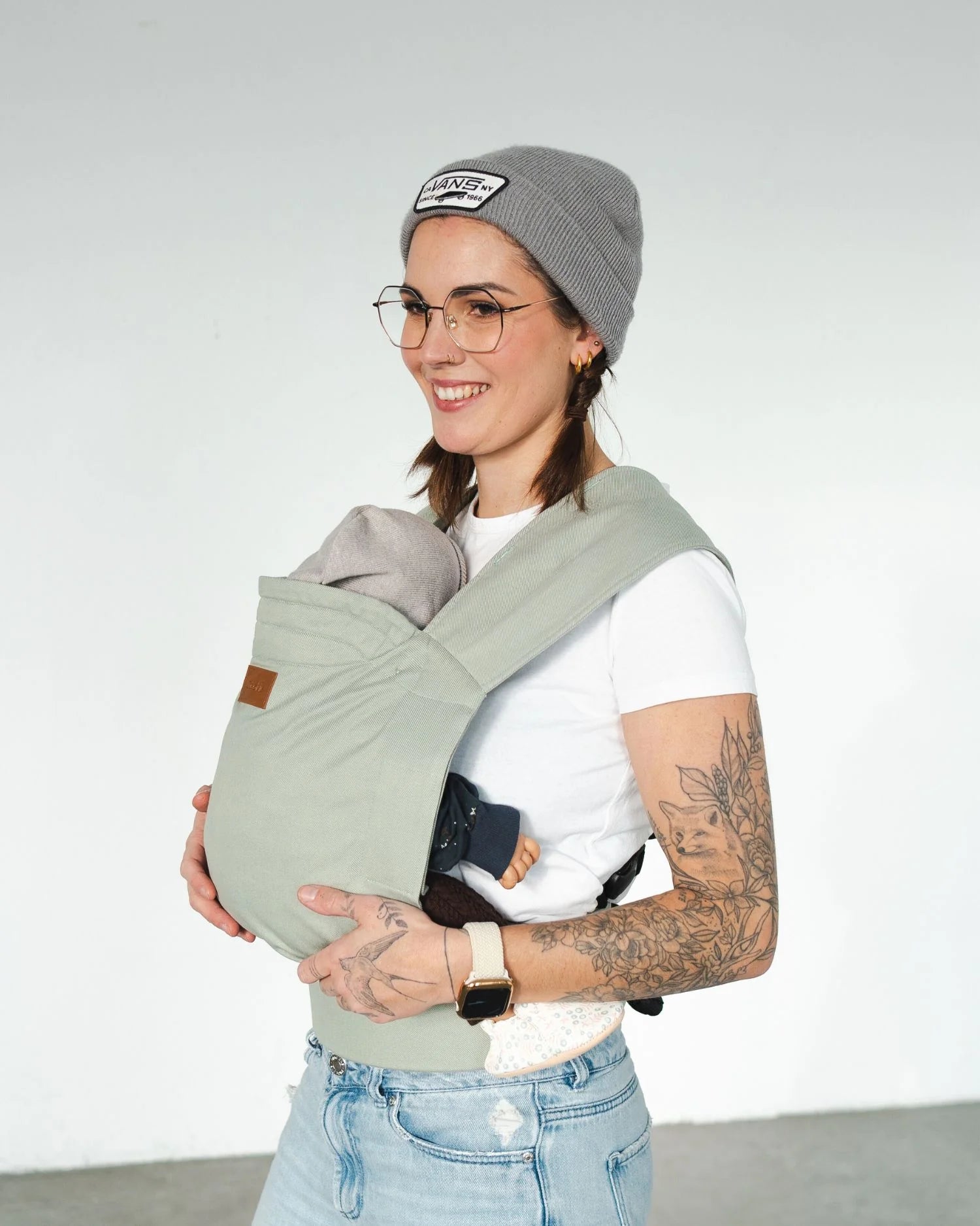 Qookie Carrier Vario Fullbuckle - Salvia Qookie
