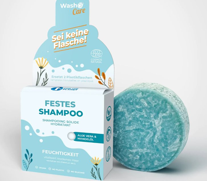Washo festes Shampoo - Feuchtigkeit washo