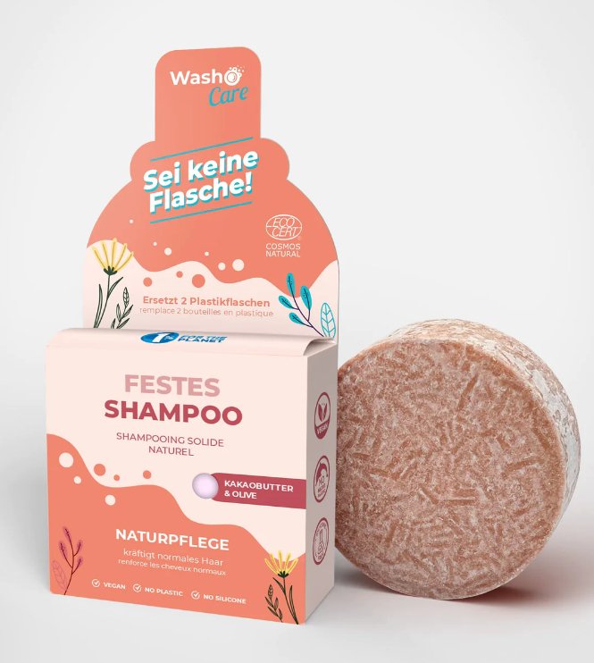 Washo festes Shampoo - Naturpflege washo