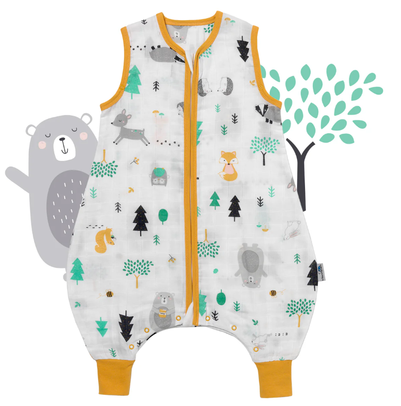 Schlummersack 0.5 Tog Musslin Bambusviskose - Wald Slumbersac