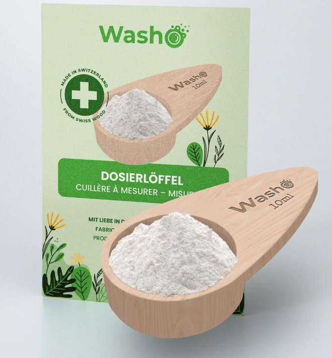 Washo Dosierlöffel Holz - Familienbande - washo