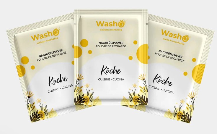 Washo Nachfüllpulver - Küchen-Reiniger washo