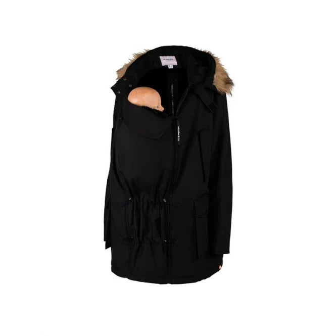 Winter Tragejacke für Papas BANDICOAT - black Familienbande