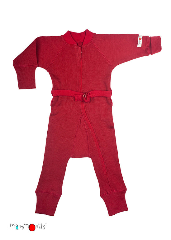 ManyMonths Woll-Overall Roibos Red ManyMonths