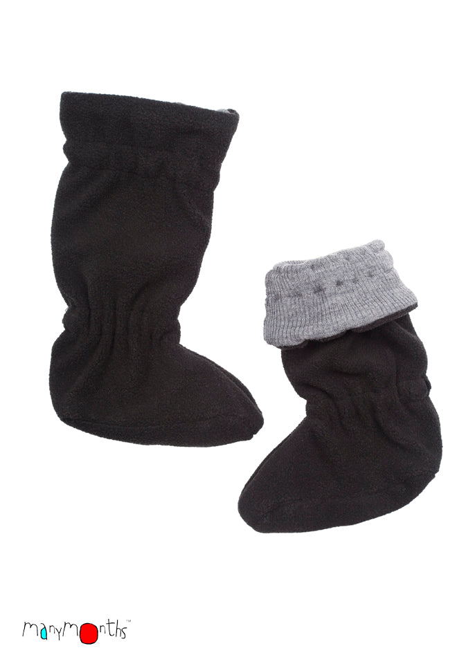 Many Month Winter Booties Elephant Grey ManyMonths