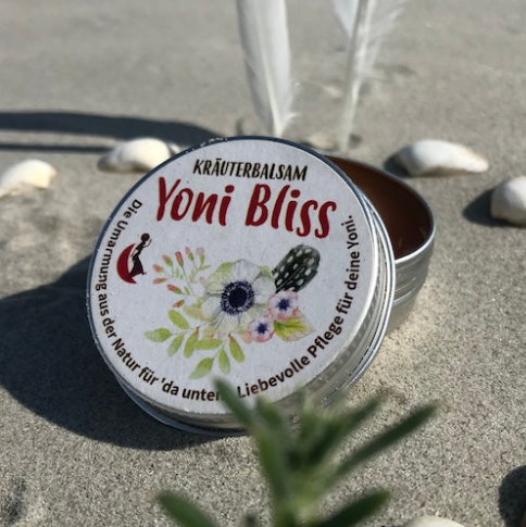 Yoni Bliss - ein Kräuterbalsam für Frauen (klein 10ml) quittenduft