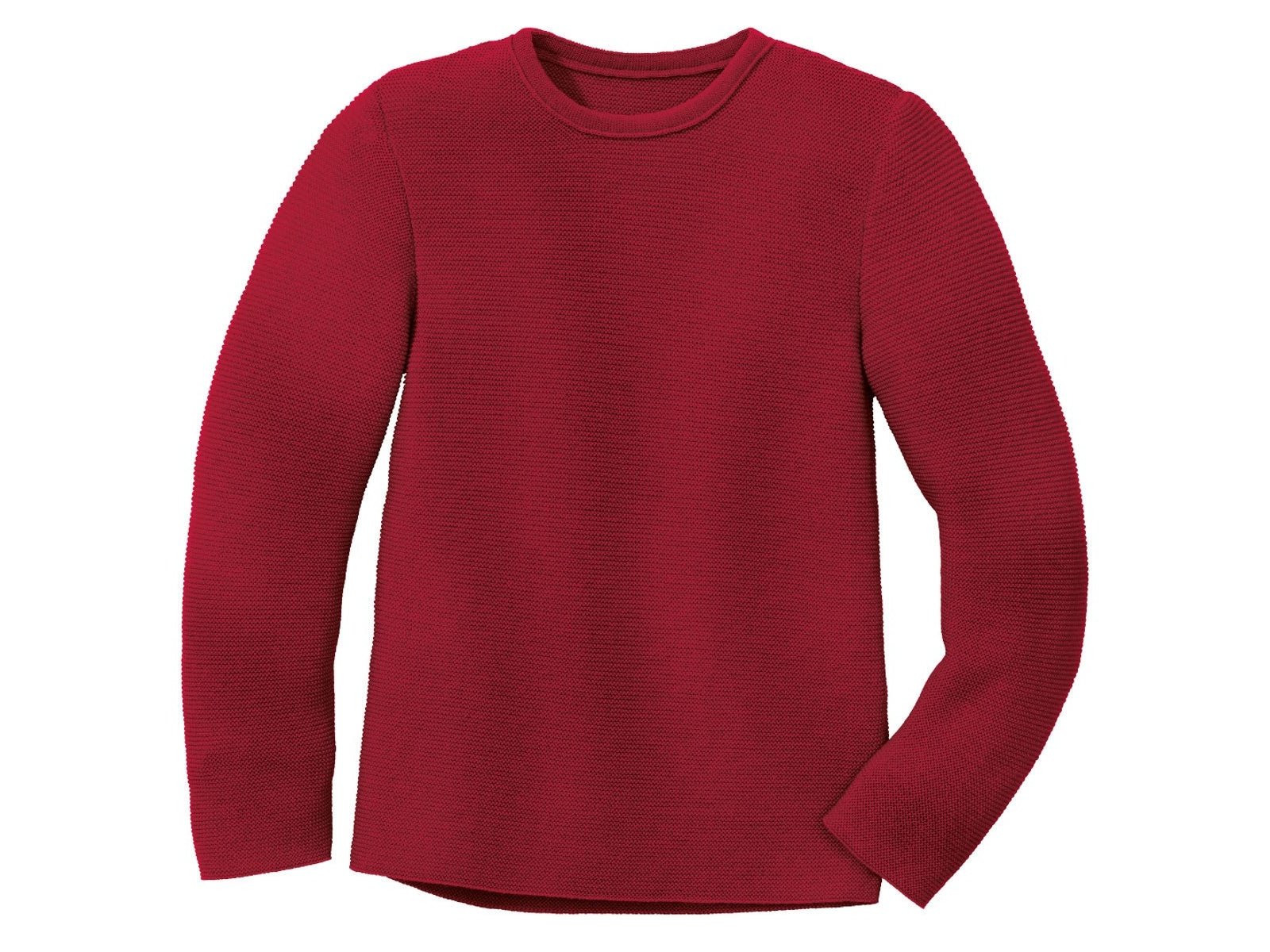 Disana Linksstrick-Pullover - Bordeaux Familienbande