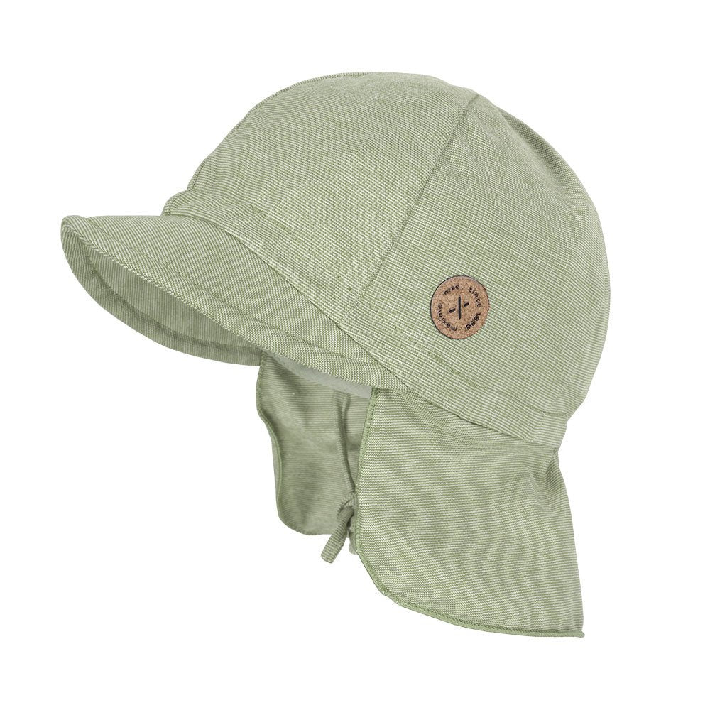 Maximo Jersey Mini Schildmütze mit Band - kaper-hellbraunmeliert maximo