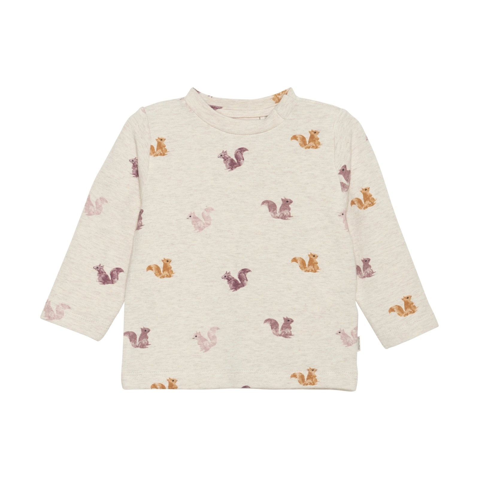 Minymo - Shirt aus Bambus-Sweat - Eichhörnchen Minymo
