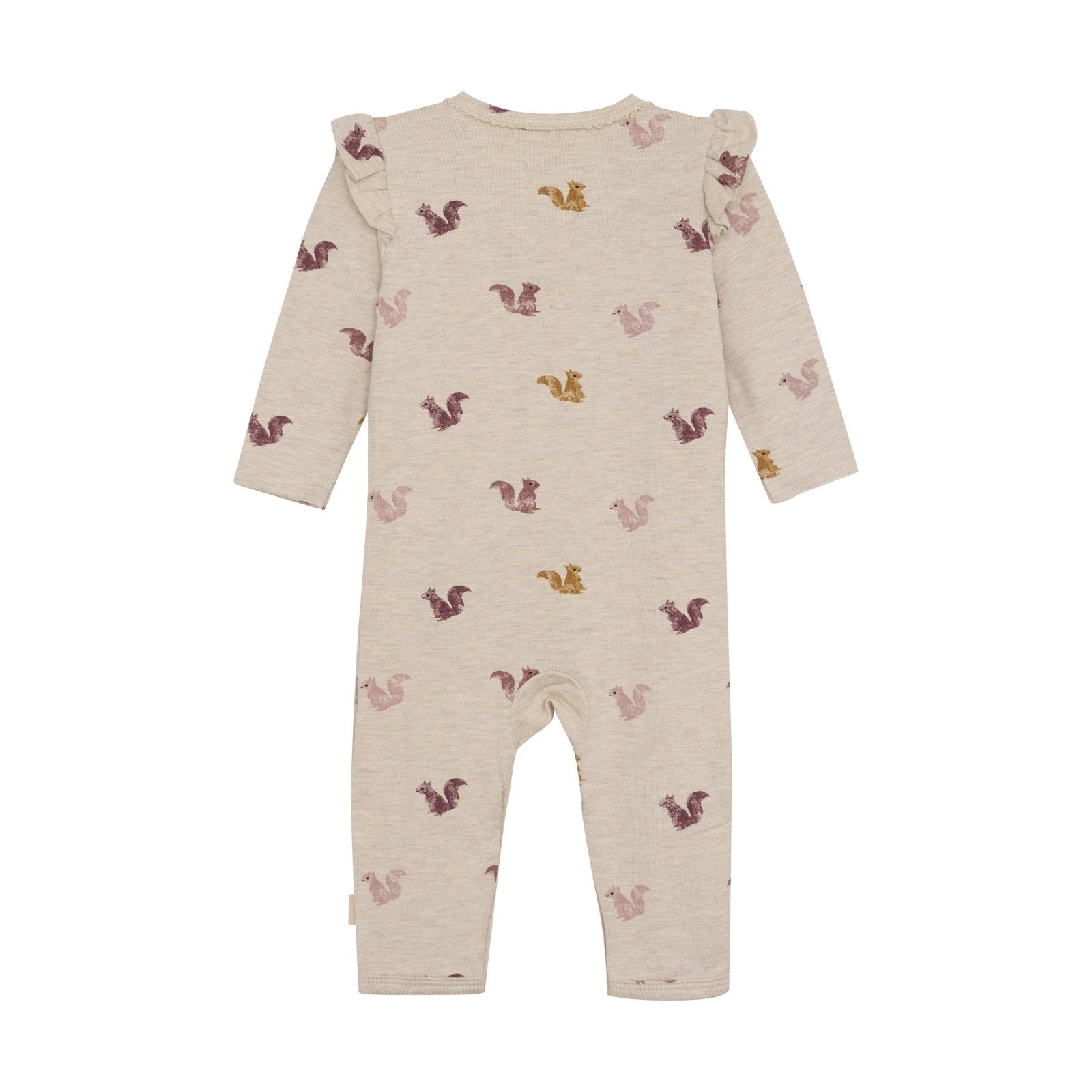 Minymo - Jumpsuit / Pyjama aus Bambus-Sweat - Eichhörnchen Minymo