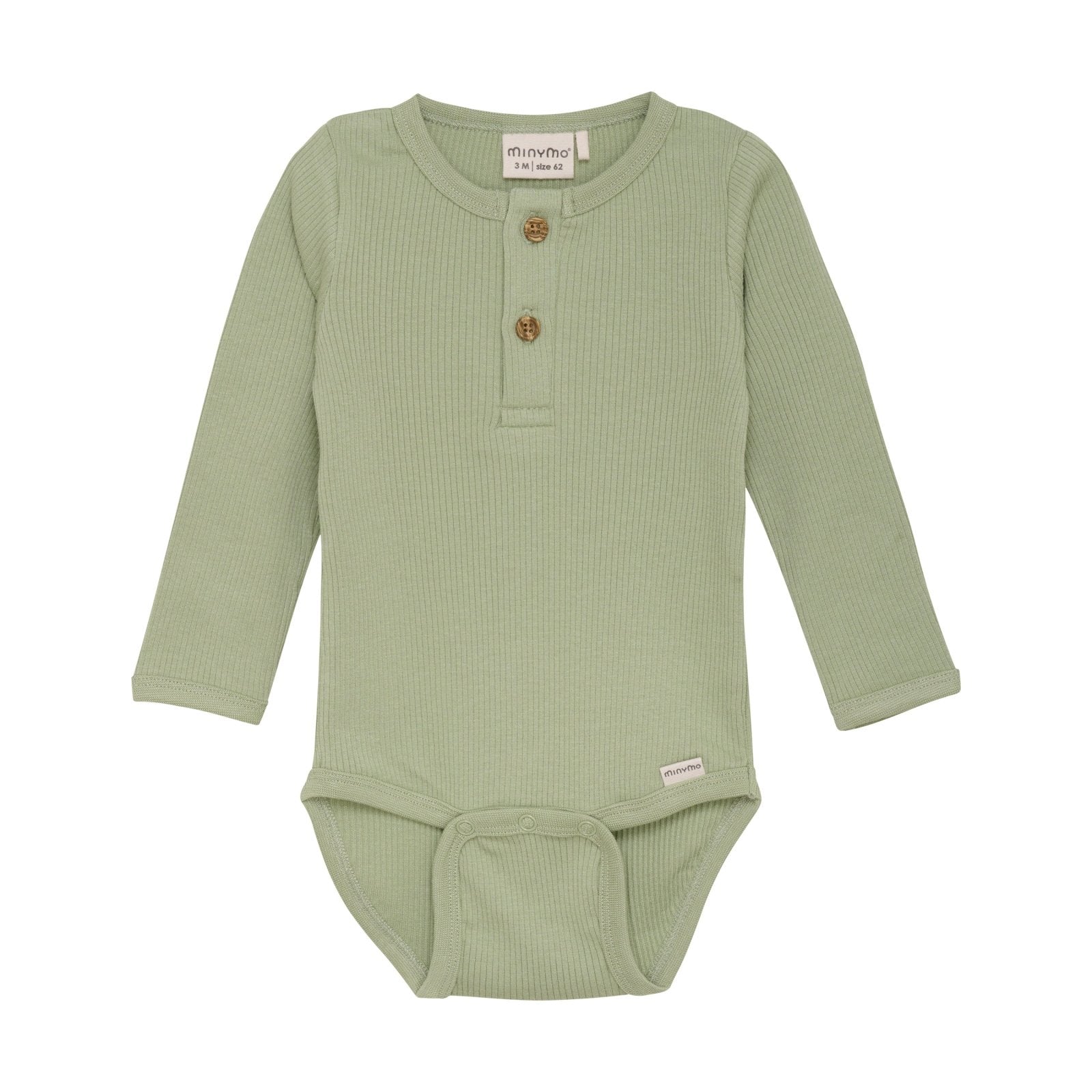 Minymo Tencel Body in Rippoptik - Reseda Minymo