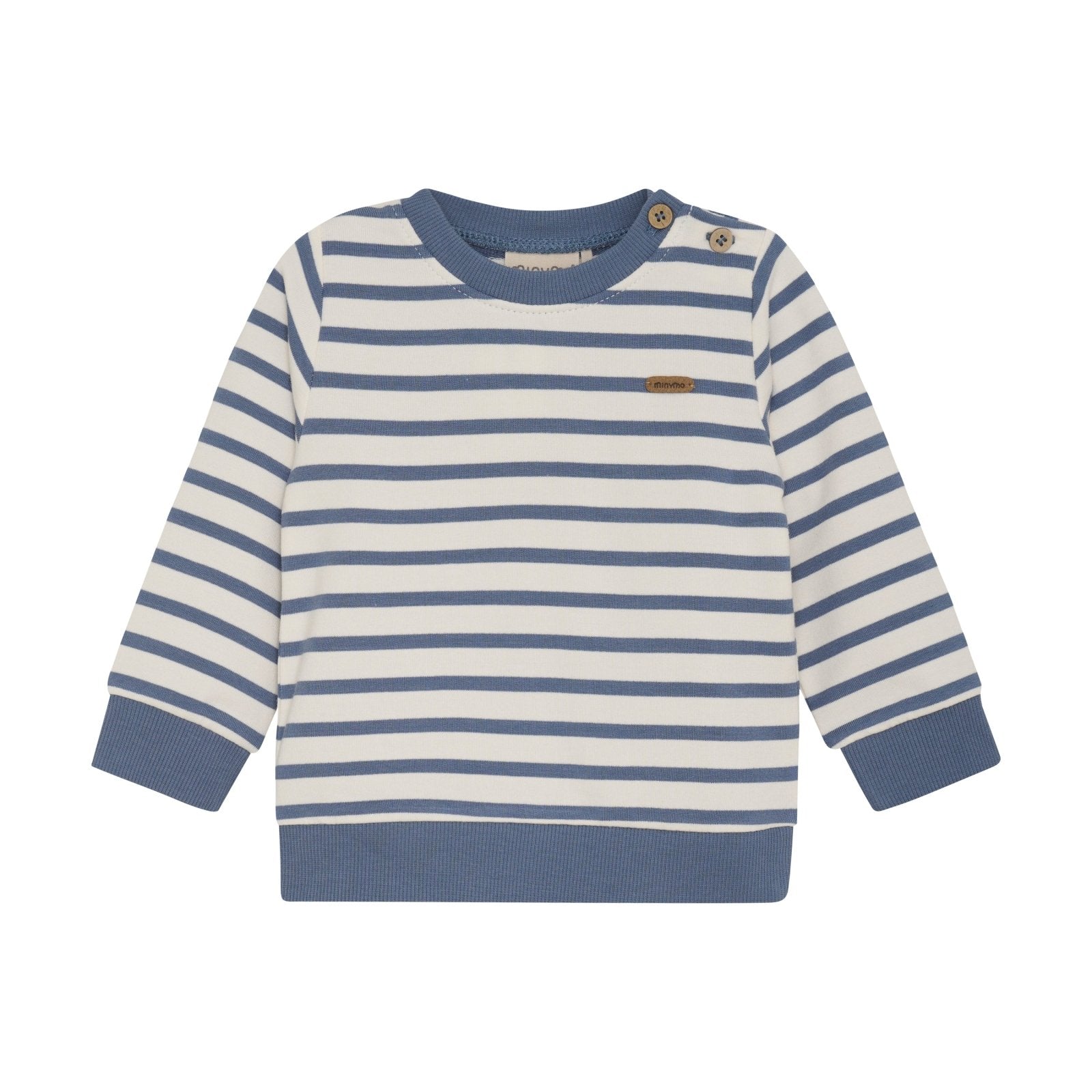 Minymo Pullover aus Bambusviskose - China Blue Minymo