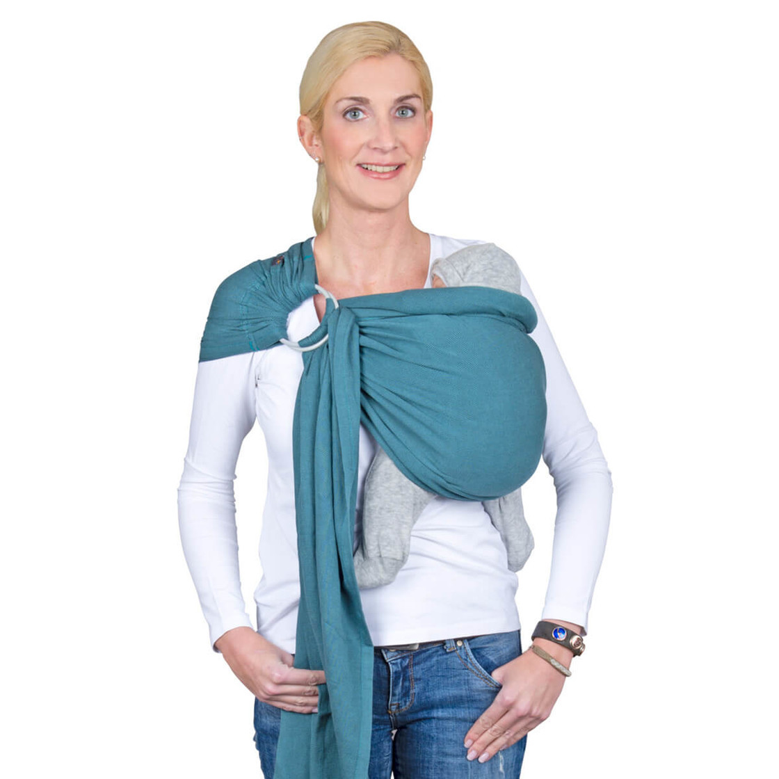 HOPPEDIZ® Ring Sling ultraleichte Qualität Hamburg forest