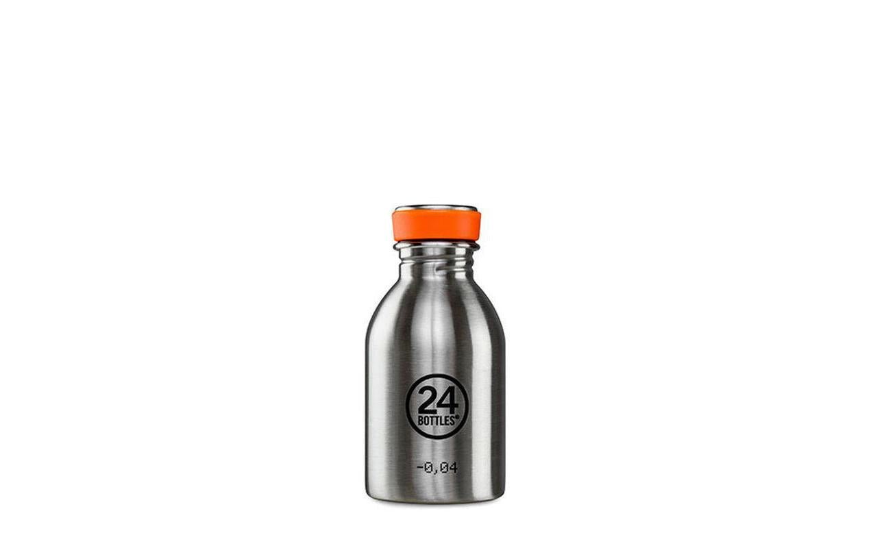 24Bottles Trinkflasche Urban 250 ml Steel 250 ml, Silber
