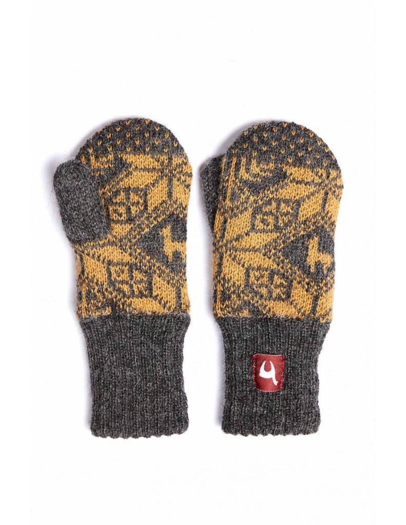 Alpaka Fäustlinge - Anden Roca Apu Kuntur