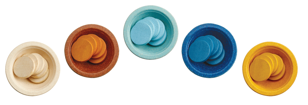 Plan Toys Sortier- und Zählbecher Plan Toys