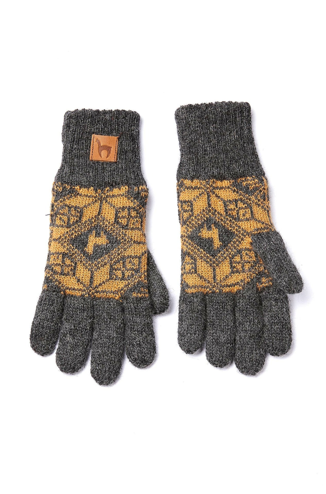 Alpaka Fingerhandschuhe - Anden Roca Apu Kuntur