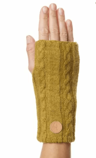 Alpaka Pulswärmer Erwachsene - div. Farben gelb Apu Kuntur