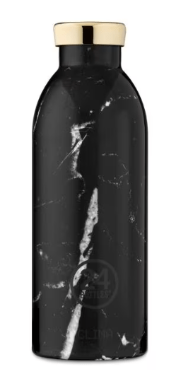 24Bottles Thermosflasche Clima 500 ml, Black Marble 24Bottles