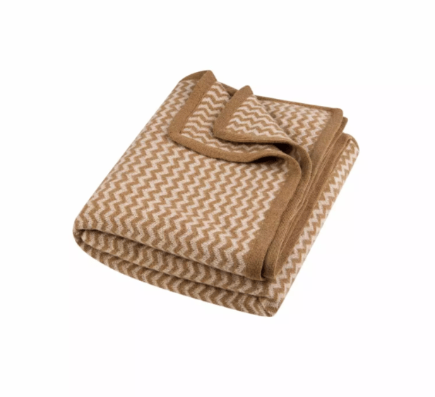 Alpaka Jacquard Baby Decke - 120x80 Apu Kuntur