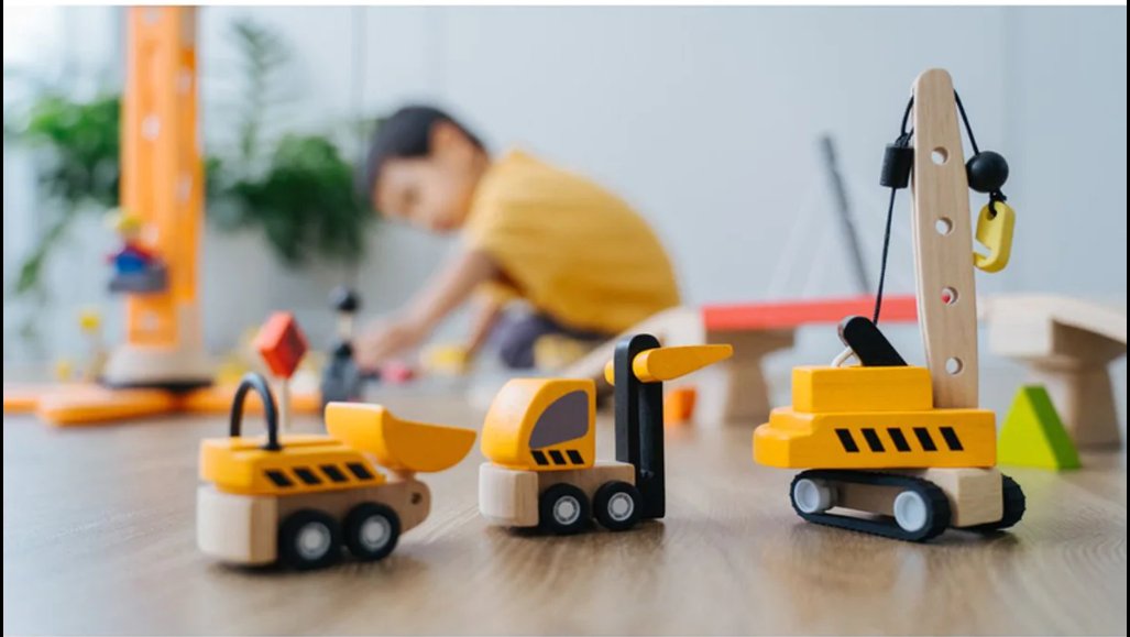 Plan Toys Plan World Baustellen Fahrzeuge - Familienbande - Plan Toys
