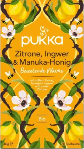 Pukka Tee - Zitronen, Ingwer & Manuka-Honig - Familienbande - pukka