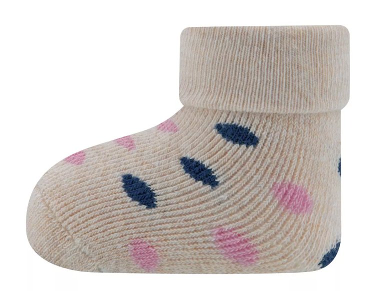 Babysocken 3er Pack Punkte/Ringel Ewers