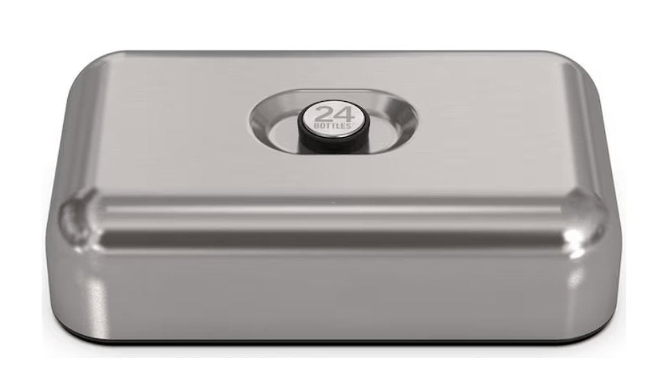 24Bottles Lunchbox 750ml Brushed Steel 24Bottles