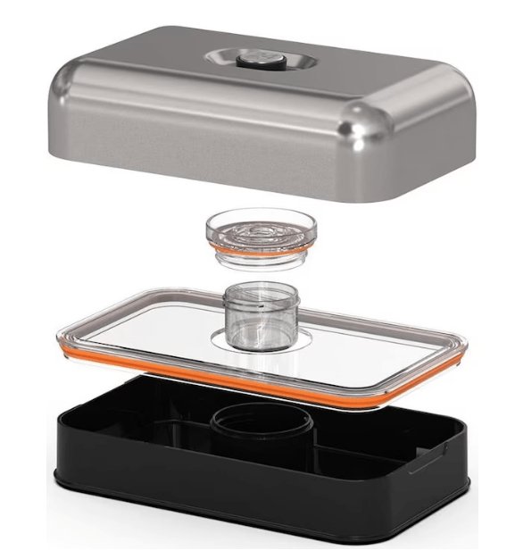 24Bottles Lunchbox 750ml Brushed Steel 24Bottles
