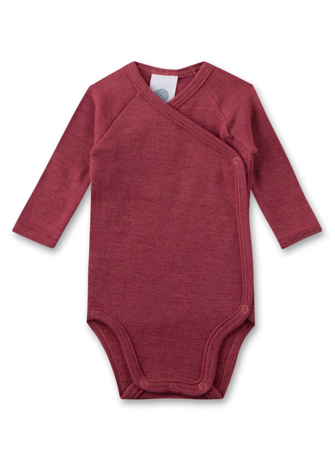 Sanetta langarm Wickelbody Wolle-Seide - pink Sanetta