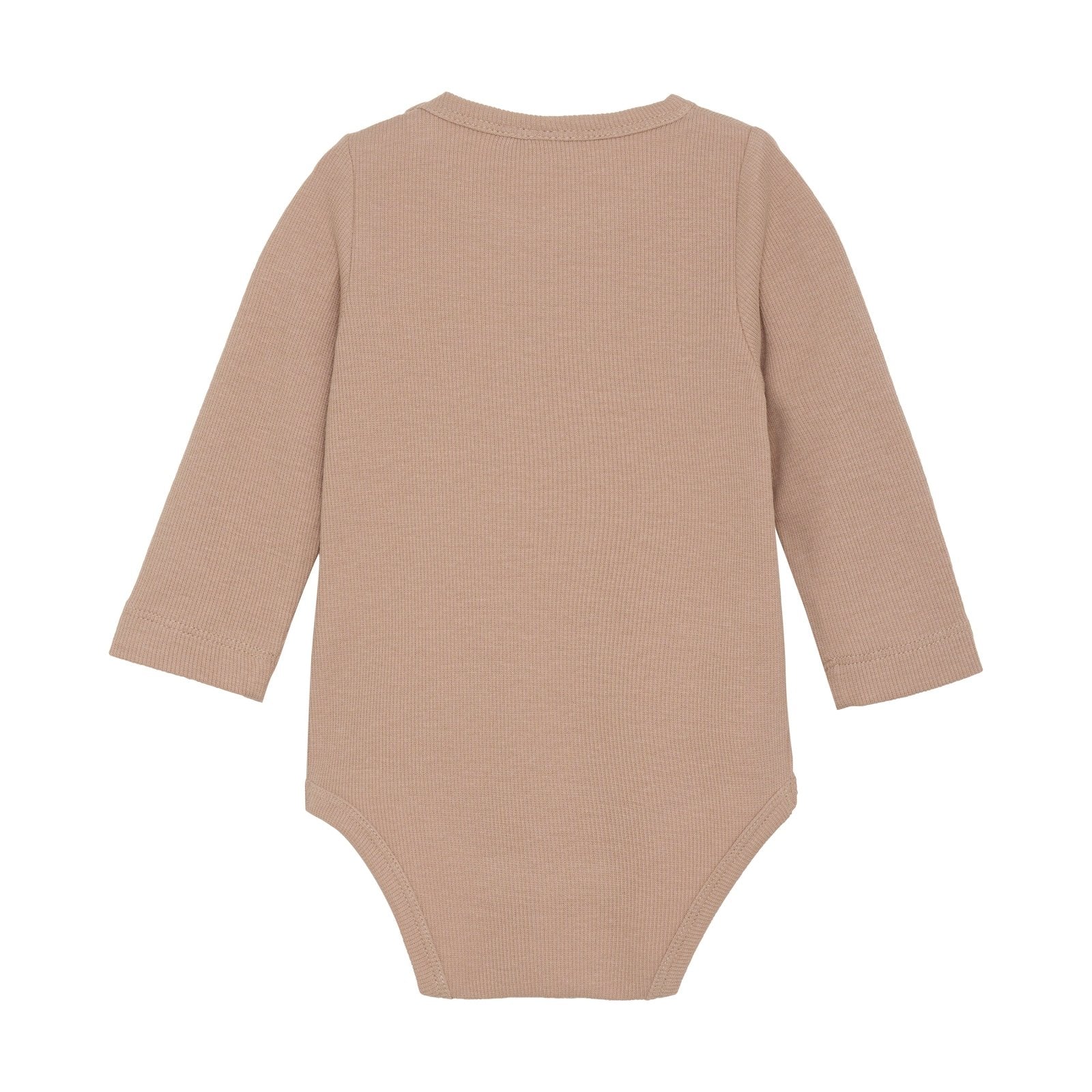 CeLaVi Langarm Rip-Body Bambusviskose/Baumwolle - Warm Taupe CeLaVi