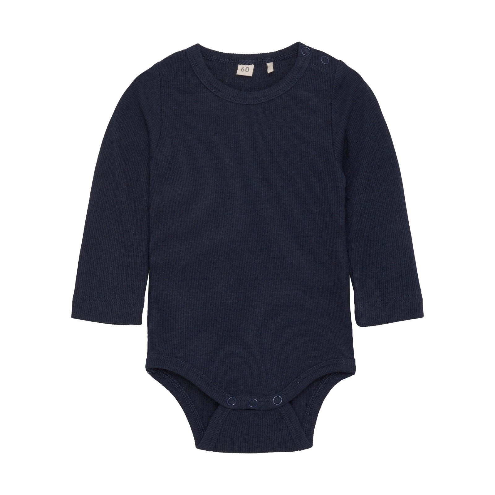 CeLaVi Langarm Rip-Body Bambusviskose/Baumwolle - Navy CeLaVi