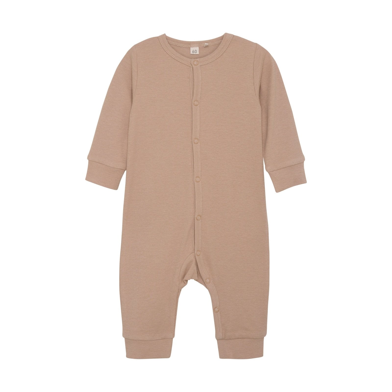 CeLaVi Jumpsuit / Pyjama Rip Bambusviskose/Baumwolle - warm taupe CeLaVi