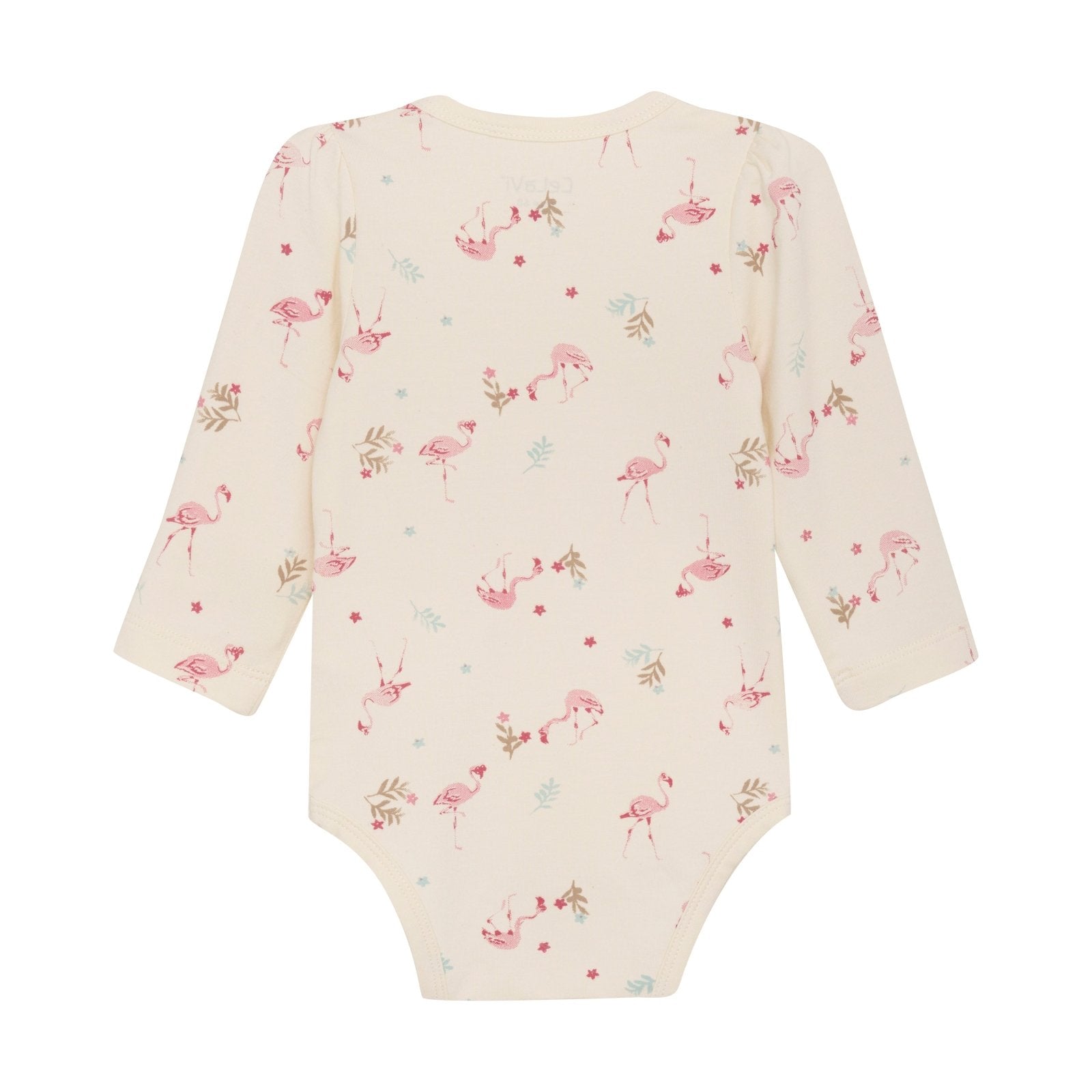 CeLaVi Langarm Body Bambusviskose/Baumwolle - Flamingo CeLaVi
