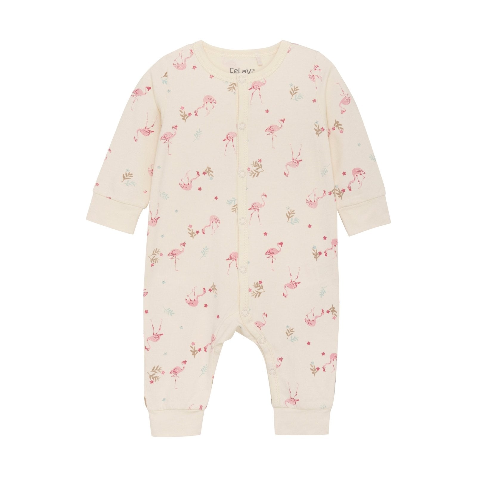CeLaVi Jumpsuit / Pyjama Bambusviskose/Baumwolle - Flamingo CeLaVi