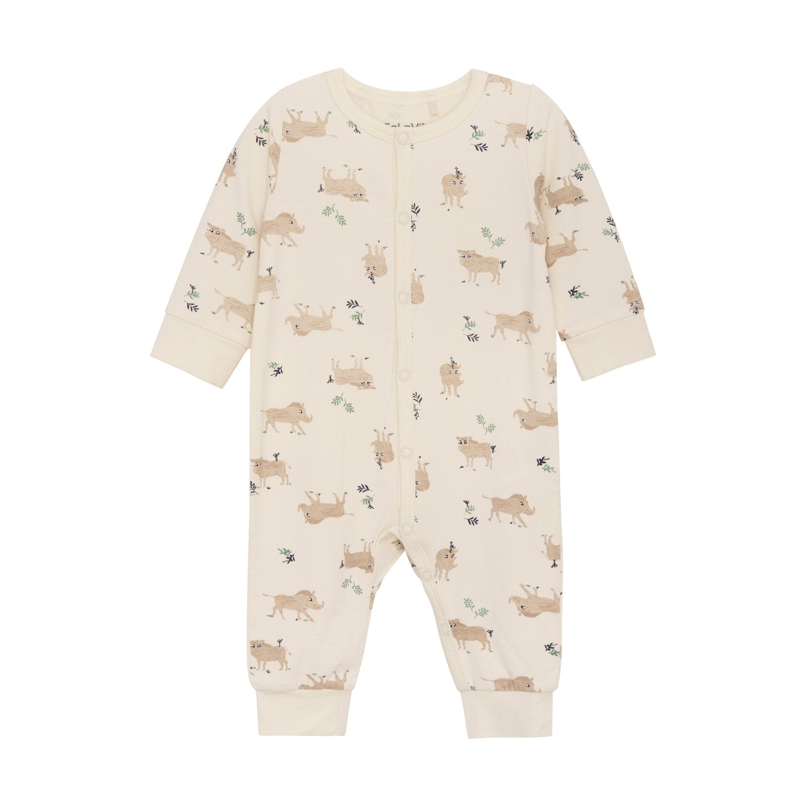 CeLaVi Jumpsuit / Pyjama Bambusviskose/Baumwolle - Wildschweinchen CeLaVi