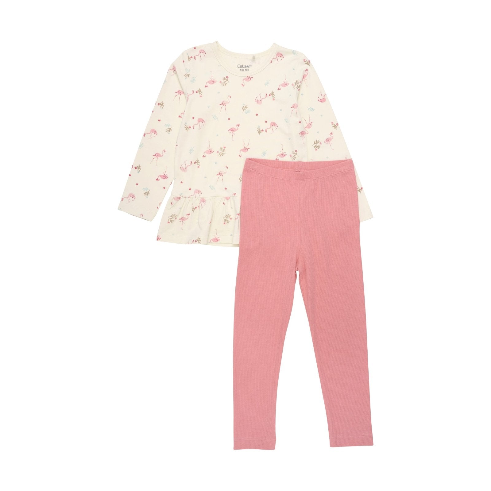 CeLaVi Pyjama Bambusviskose/Baumwolle - Flamingo CeLaVi