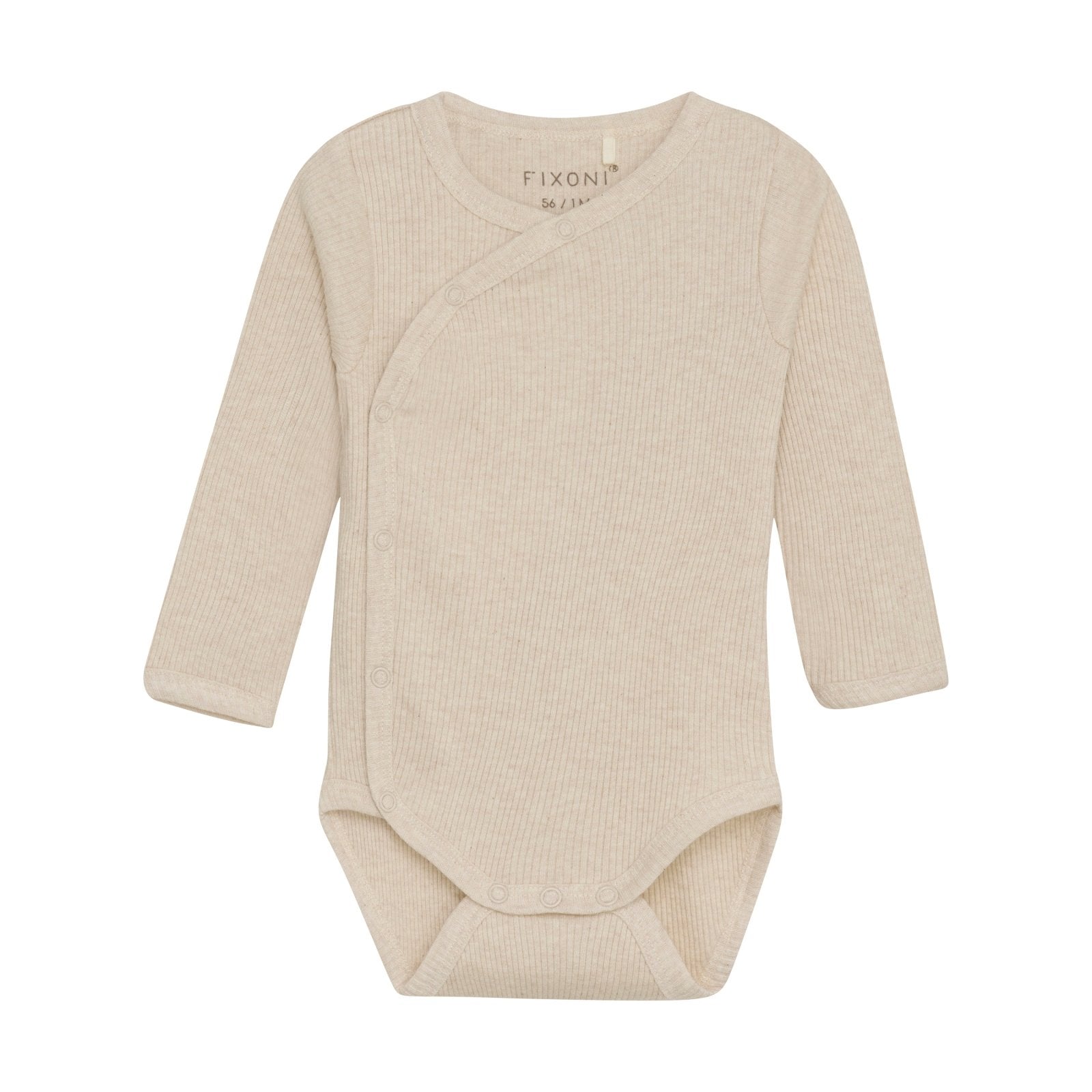 Fixoni Tencel Wickel-Body in Rippoptik - Tapioca fixoni
