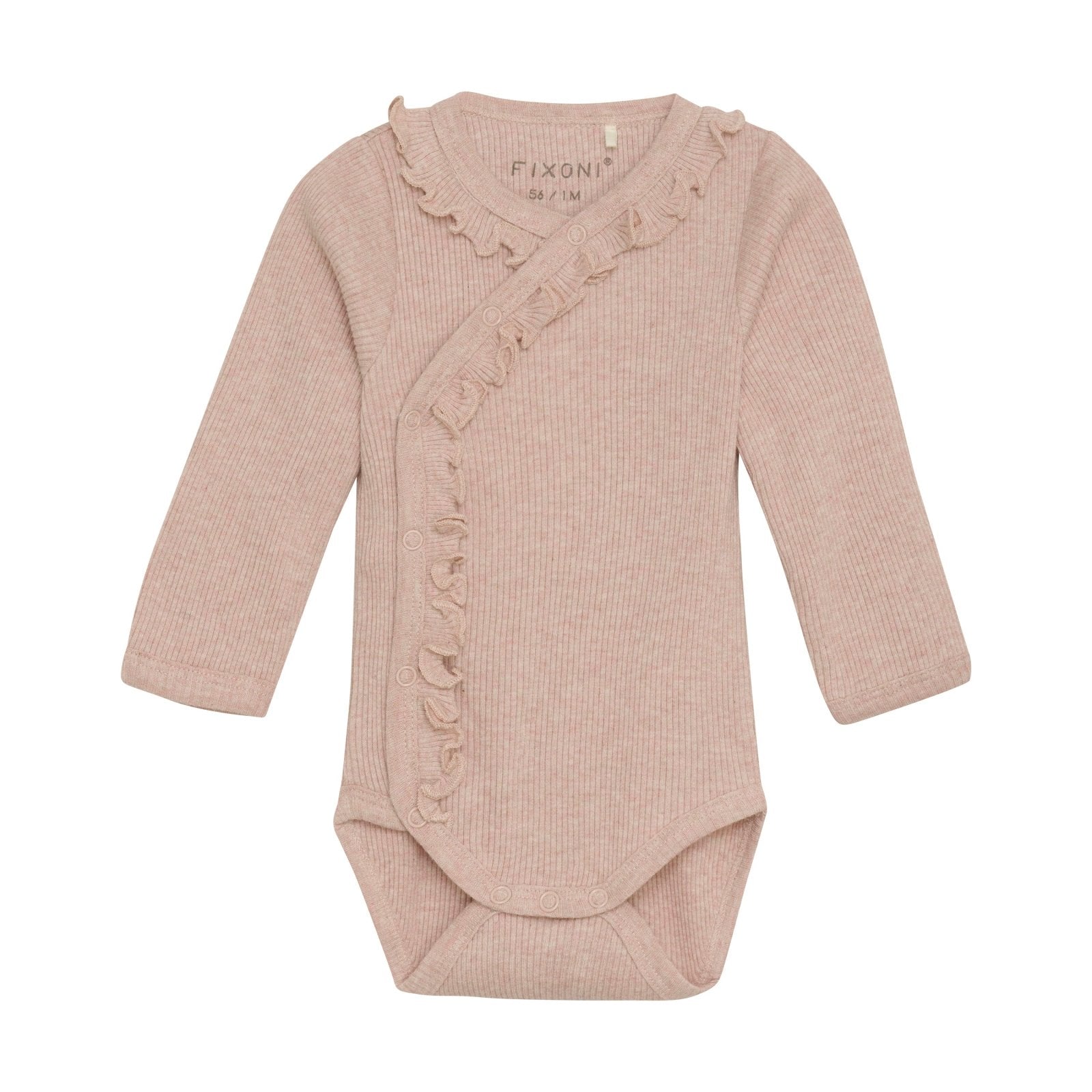 Fixoni Tencel Wickel-Body in Rippoptik - Silver Peony fixoni