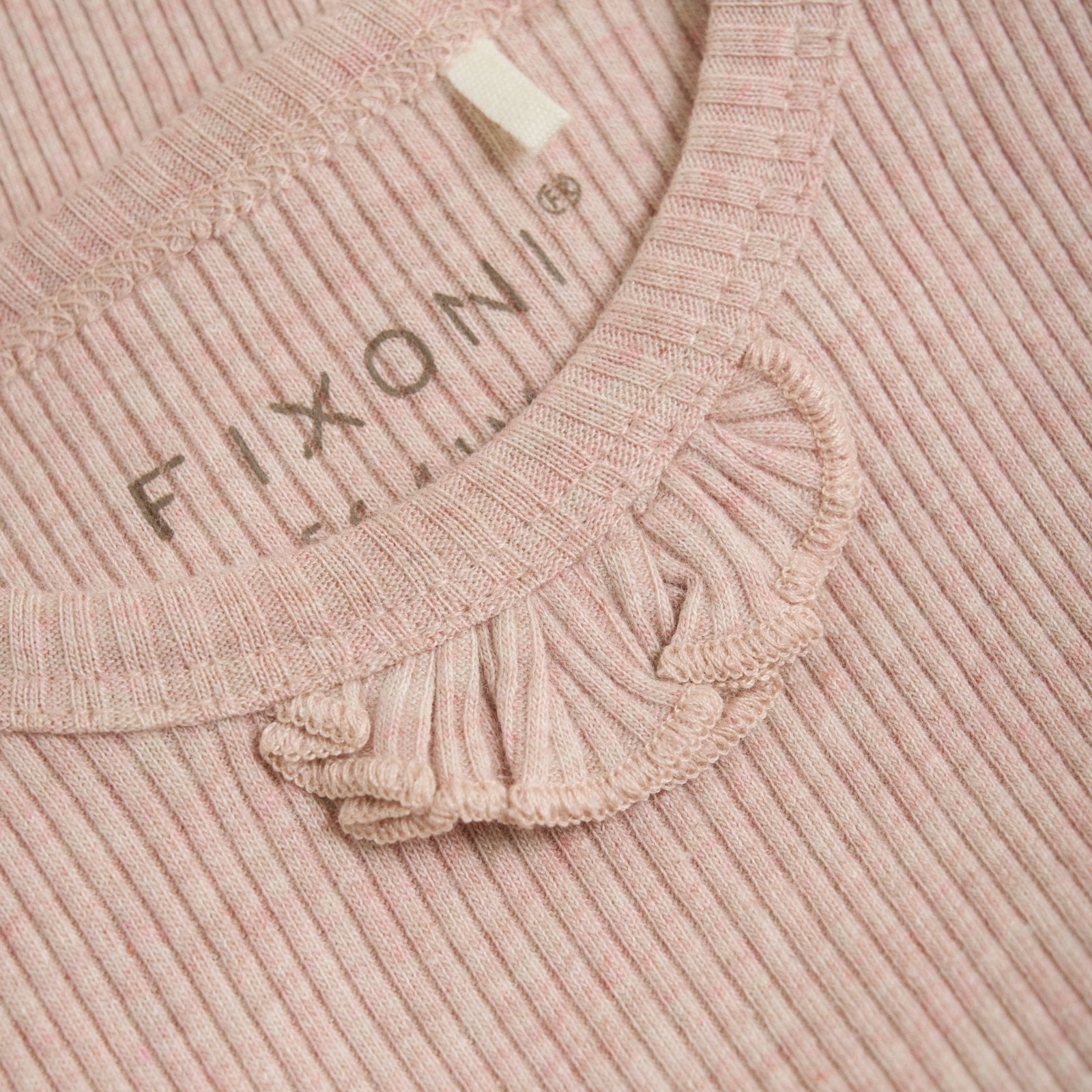 Fixoni Tencel Body in Rippoptik - Silver Peony fixoni