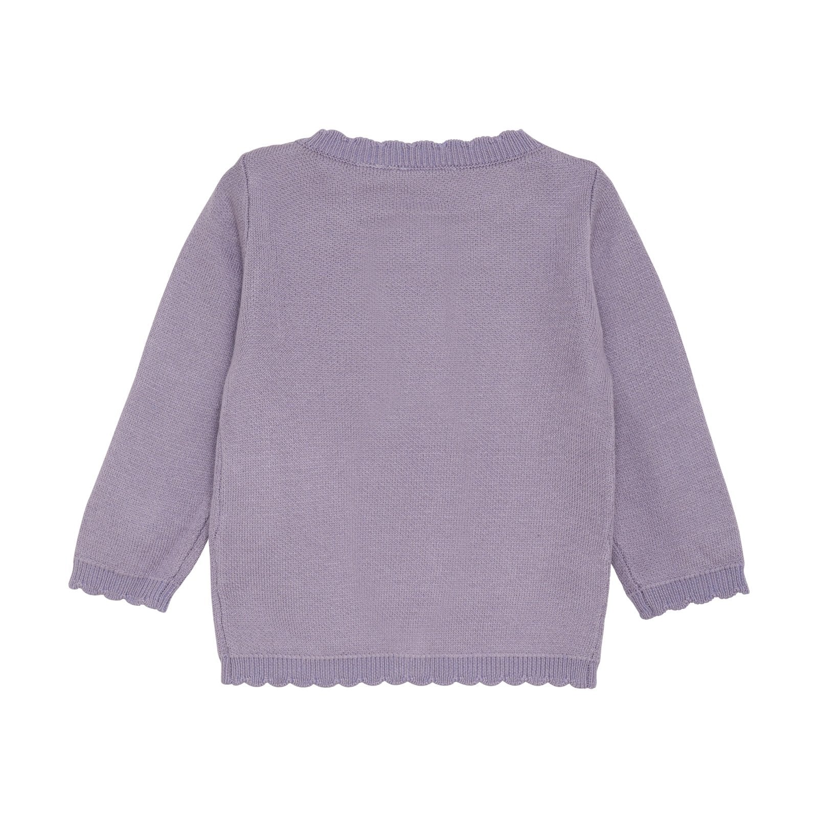 Fixoni Strick-Jäckchen Bambus/Baumwolle - Lavender Gray fixoni