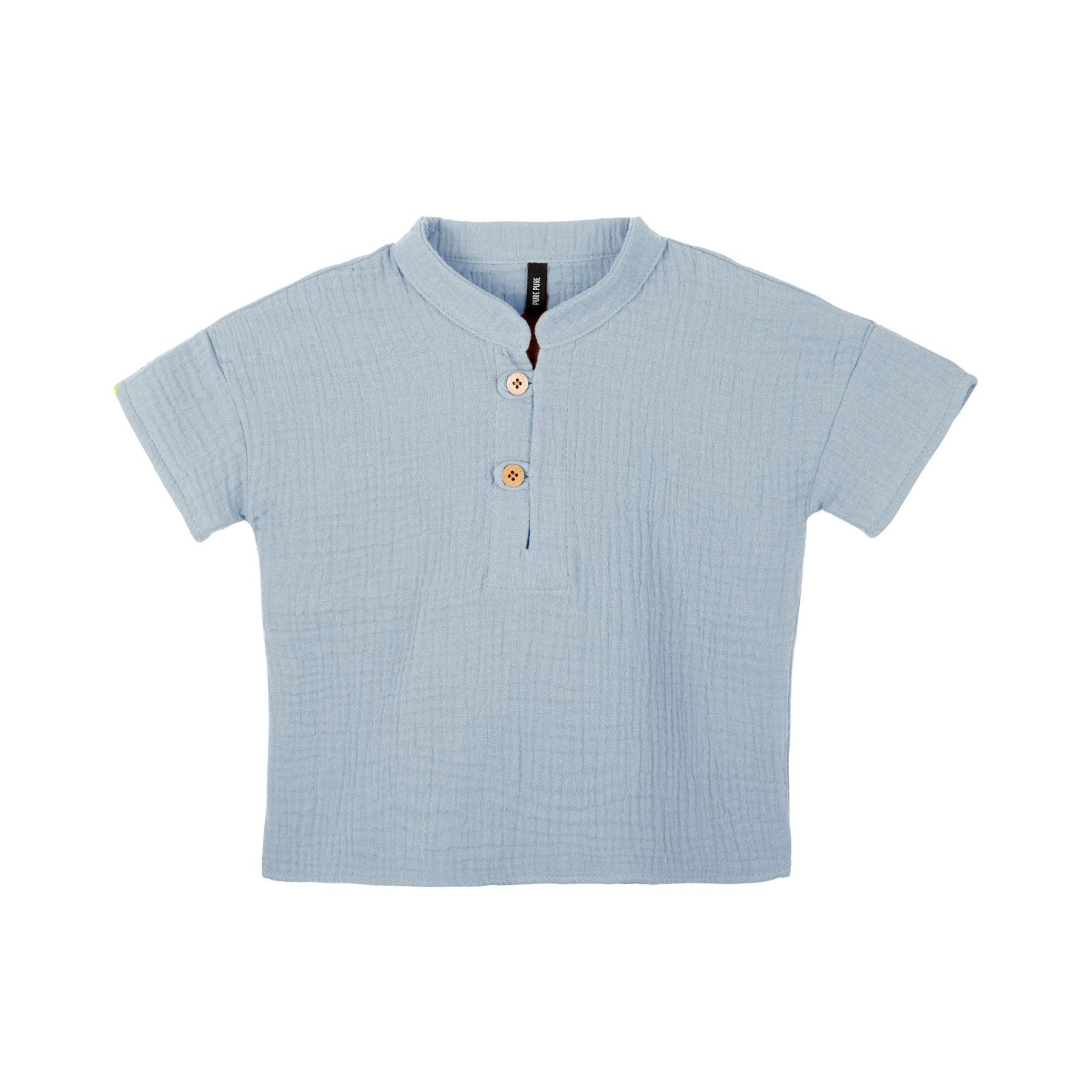 PurePure Shirt Musselin - light blue purepure
