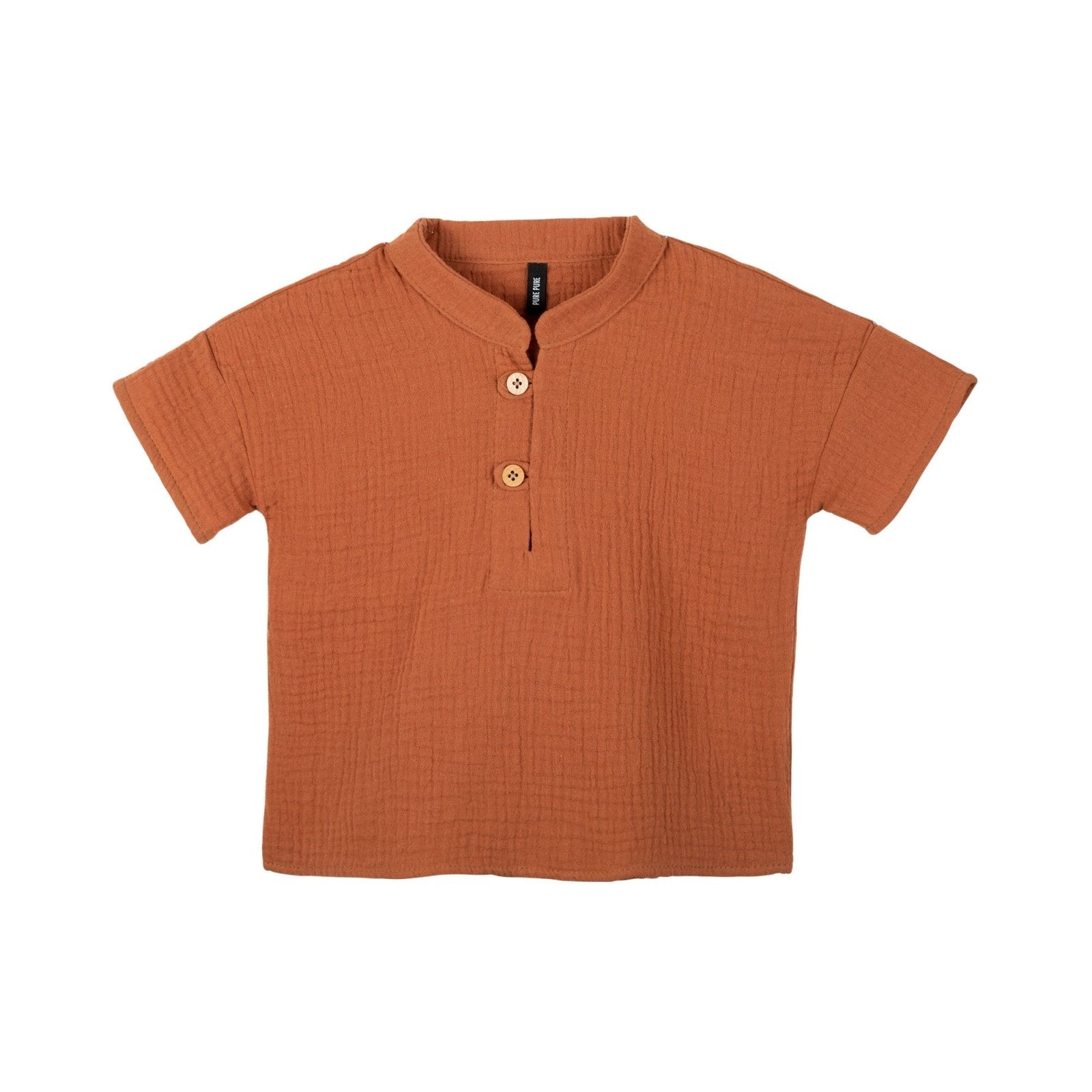 PurePure Shirt Musselin - Karamell purepure