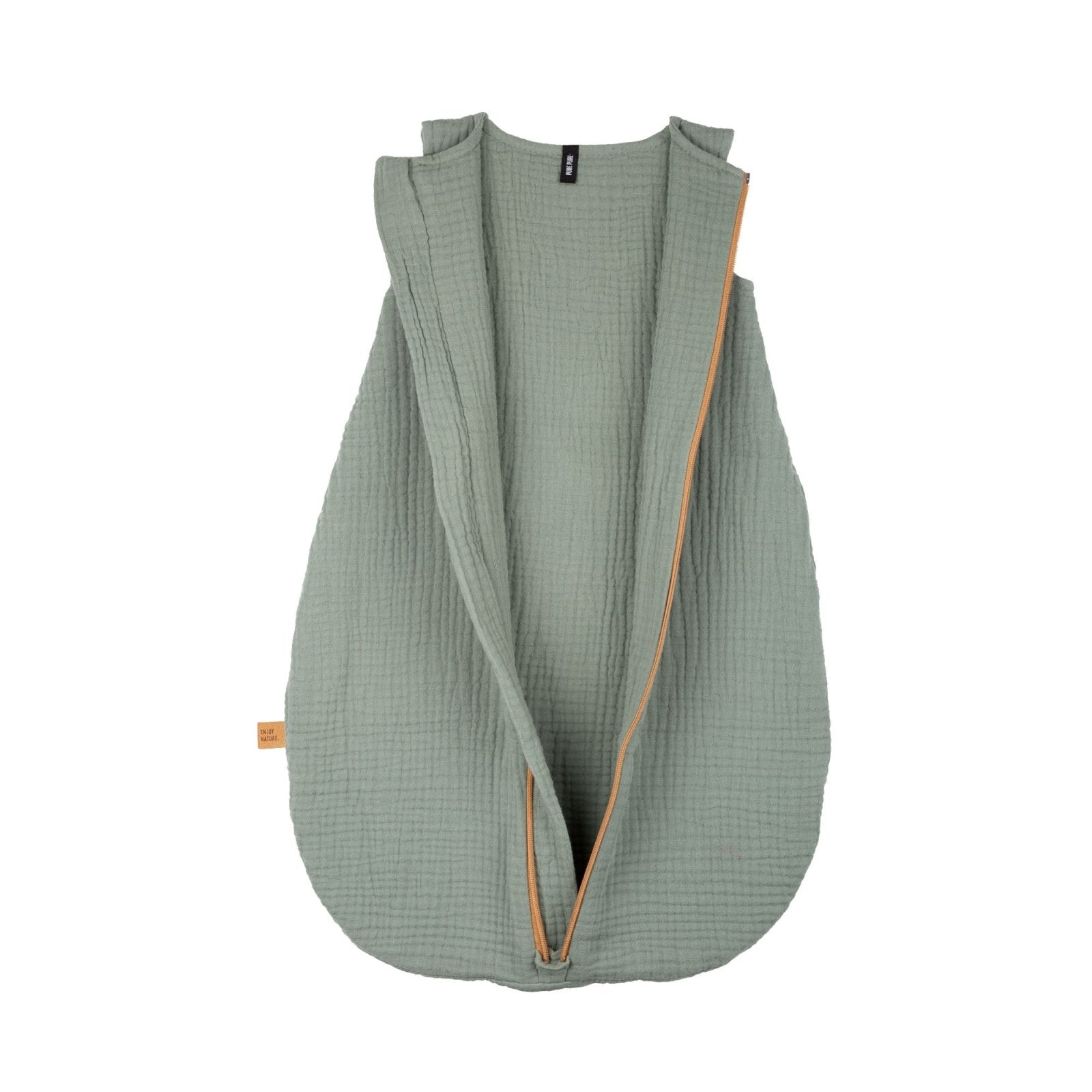 PurePure Schlafsack Musselin - old green - Familienbande - purepure