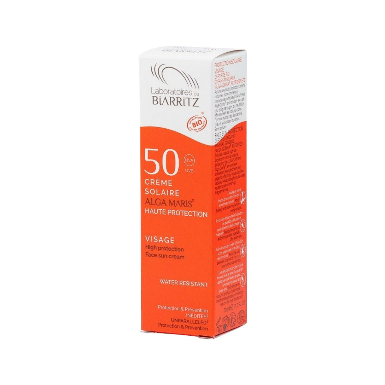 Algamaris Sonnencreme Gesicht LSF 50 ohne Parfum Dispenser