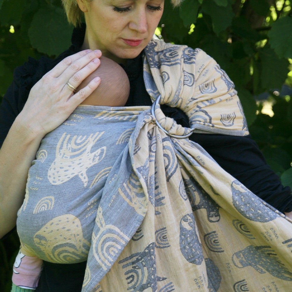Schmusewolke RingSling Musselin - Slow Down Schmusewolke