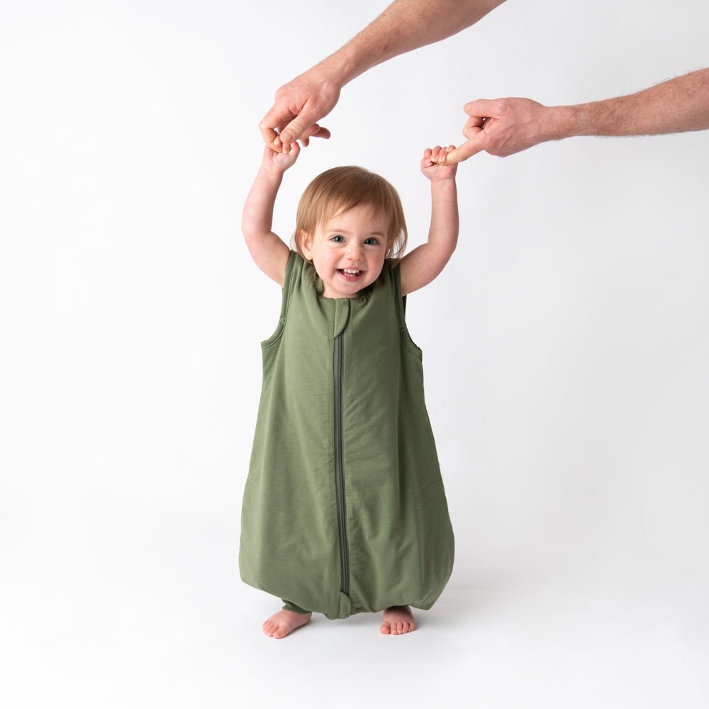 Schlummersack 2.5 Tog mit Umschlagmöglichkeit bei Füssen - Olive Slumbersac
