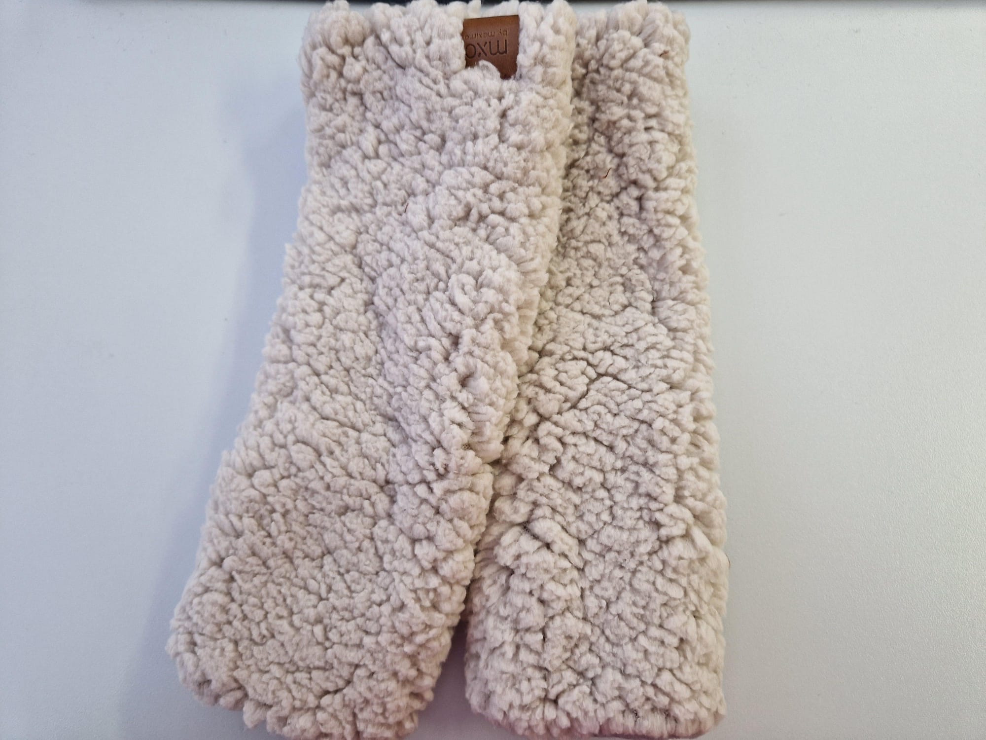 Maximo Mini Armstulpen plüsch - beige maximo