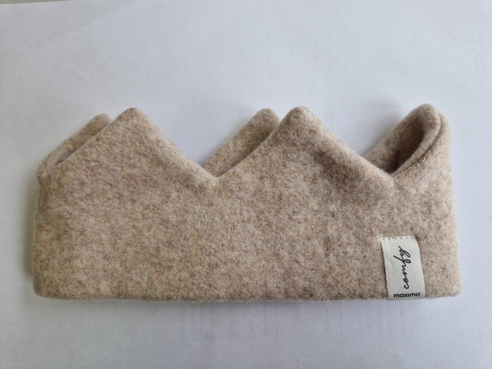 Maximo Kronen-Stirnband Baumwollfleece - sand maximo